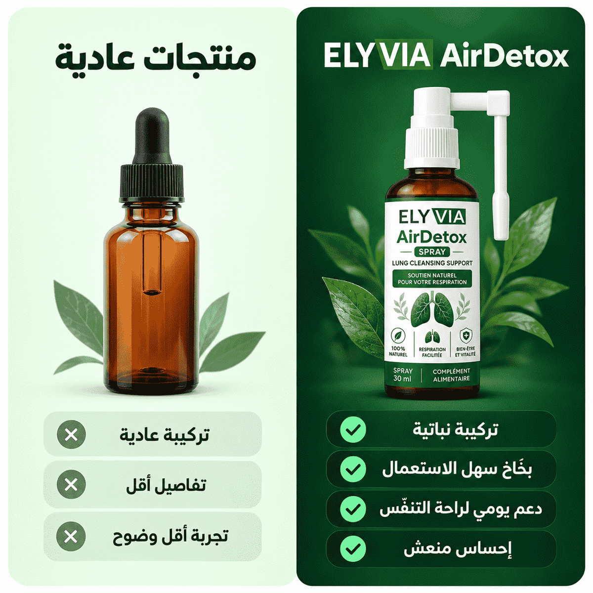 ELYVIA – بخاخ طبيعي لدعم راحة التنفس